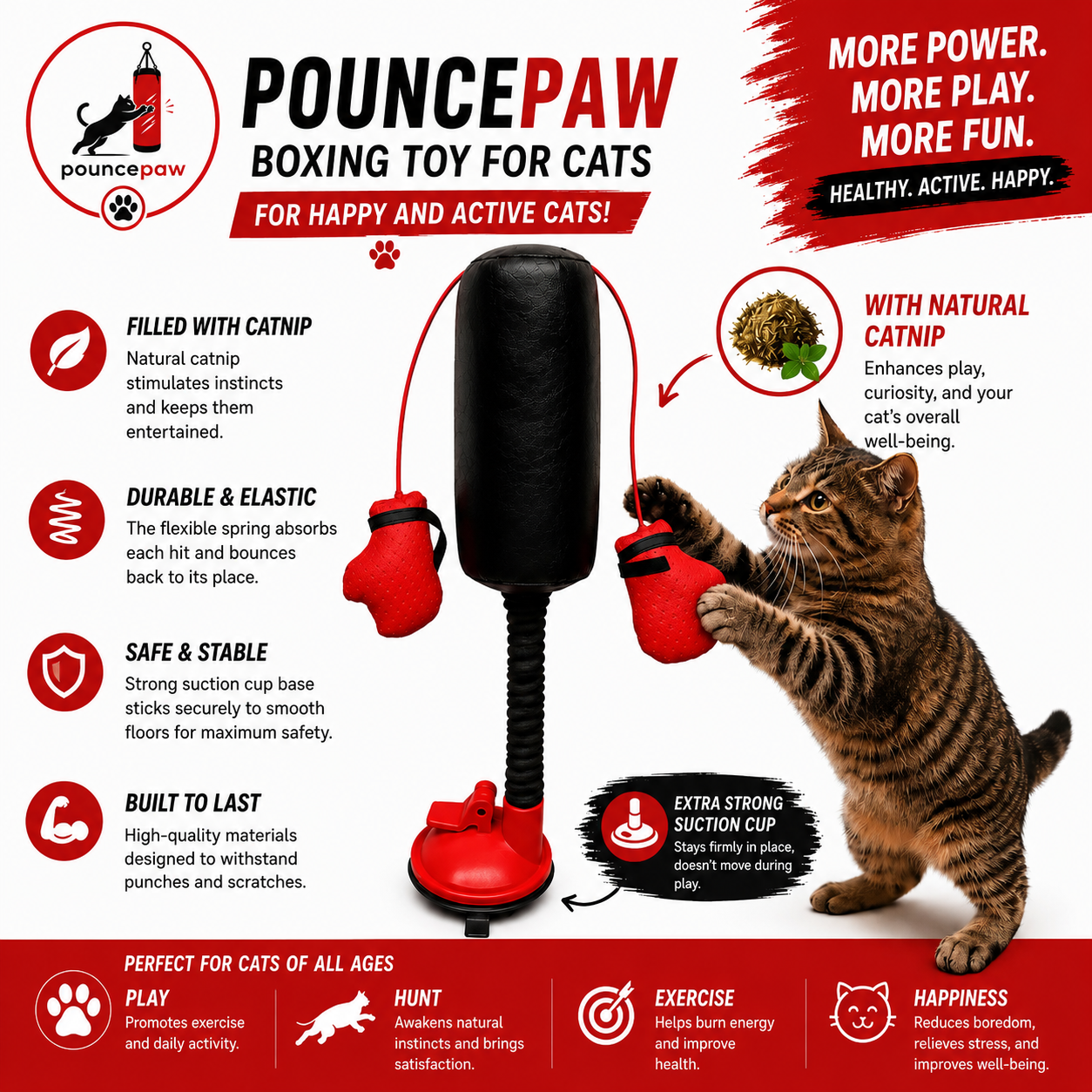 Pouncepaw™ Mini Punching Bag